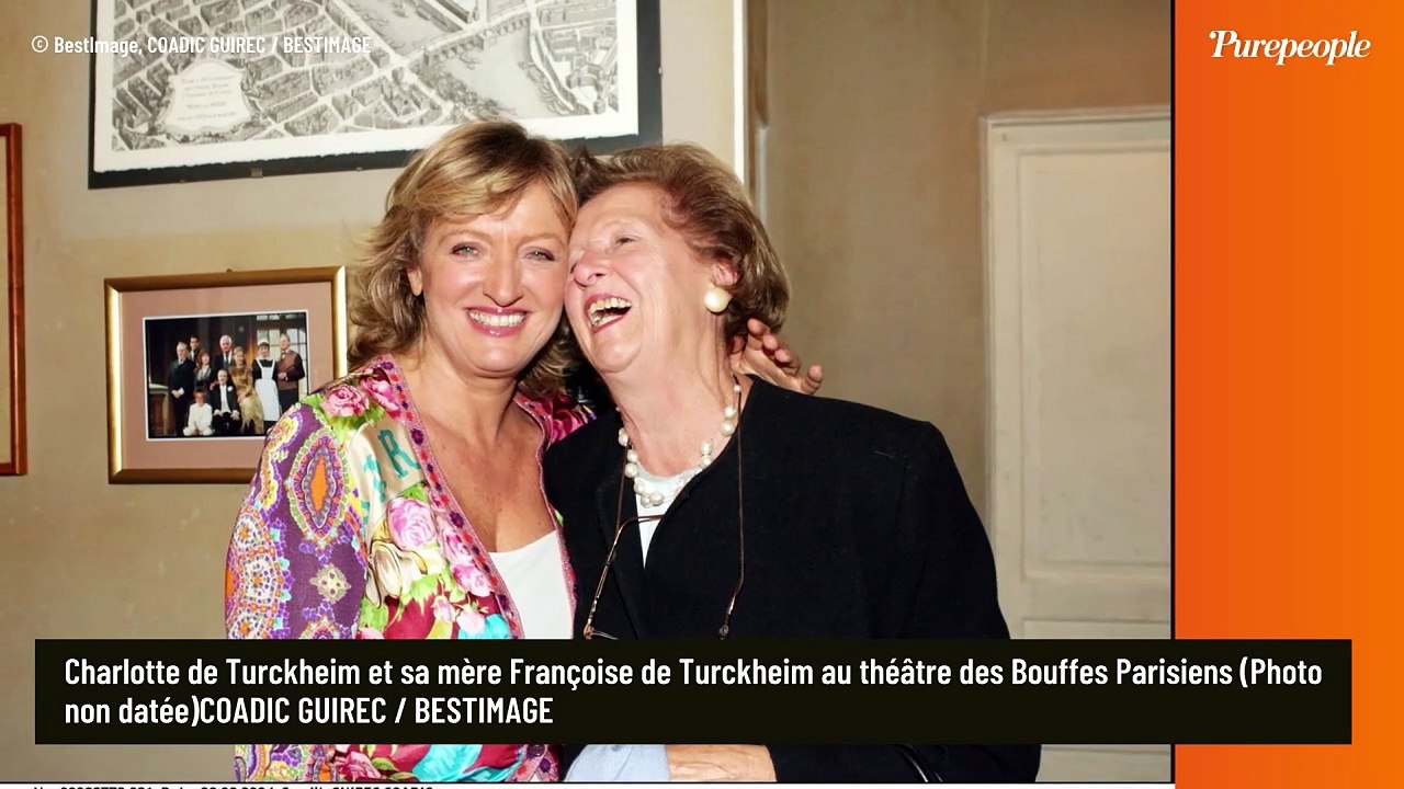 Charlotte de Turckheim, le visage marqué : entourée de ses filles et de son mari, elle dit au revoir à sa mère