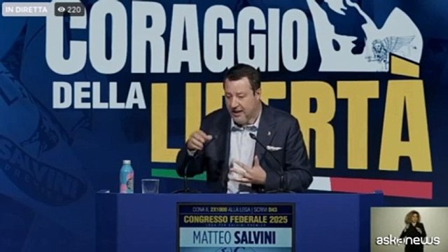 Salvini: la Lega e il governo sono una cosa sola, siamo il collante
