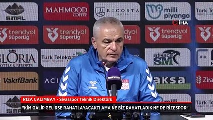 Rıza Çalımbay'dan beraberlik sözleri: Kimseye yaramadı!