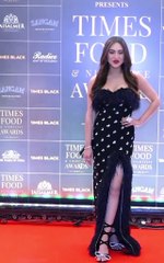 Krystle D'Souza At Red Carpet Of Times Food And Nightlife Awards#krystledsouza#timesfoodnightlife
