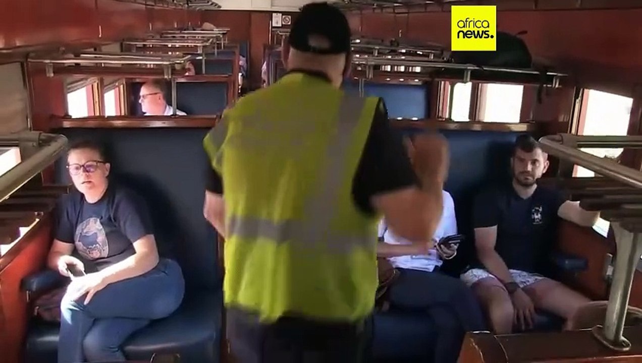 South Africa's Ceres rail's vintage steam train journey through scenic landscapes to Elgin railway m