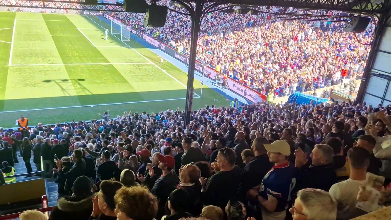 'They've gone nuts' - Crystal Palace fans celebrate Jean-Philippe Mateta's early goal against Brighton