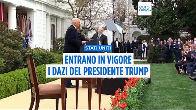 I dazi Usa del 10% entrano in vigore: Paesi europei in allerta