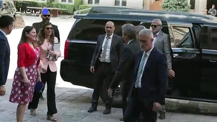 الموفدة الأميركية مورغان أورتاغوس تلتقي رئيس الوزراء اللبناني ورئيس البرلمان في بيروت