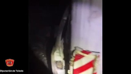 🔥 Incendio en Garaje de Talavera Deja Dos Coches Calcinados