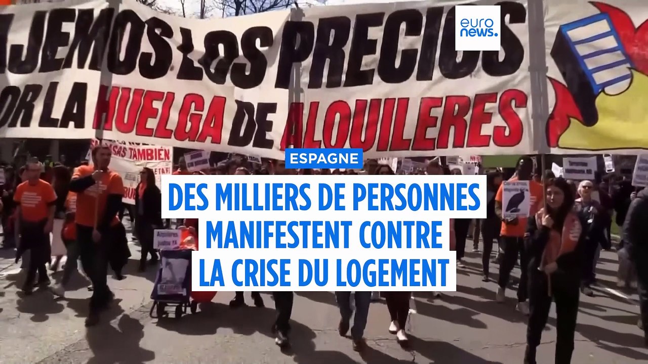 Les Espagnols descendent dans la rue contre la crise du logement et la spéculation immobilière