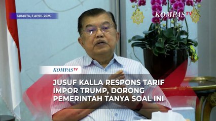 Respons Tarif Trump, Jusuf Kalla Minta Pemerintah Klarifikasi Angka 64 Persen