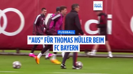Fußball-Bundesliga: "Aus" für Thomas Müller beim FC Bayern München