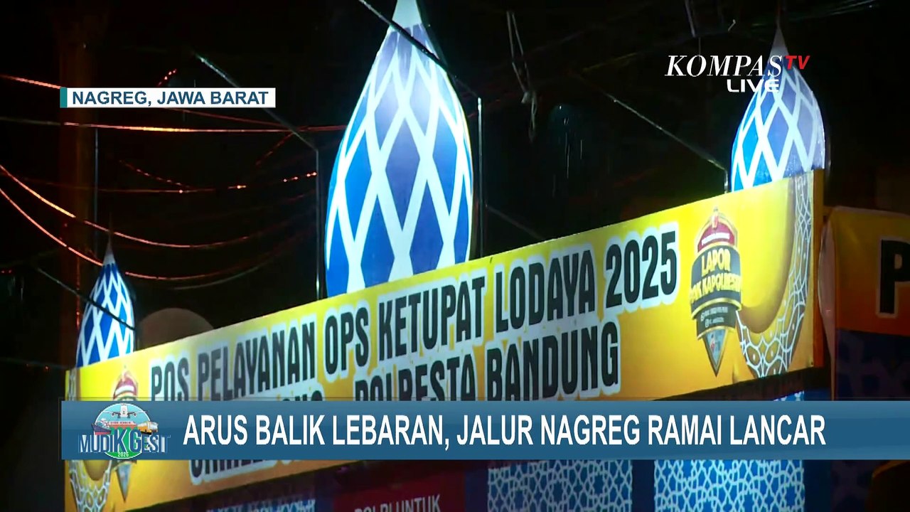 Situasi Puncak Arus Balik di Pelabuhan Bakauheni dan Simpang Nagreg pada Sabtu (5/04/2025) Malam