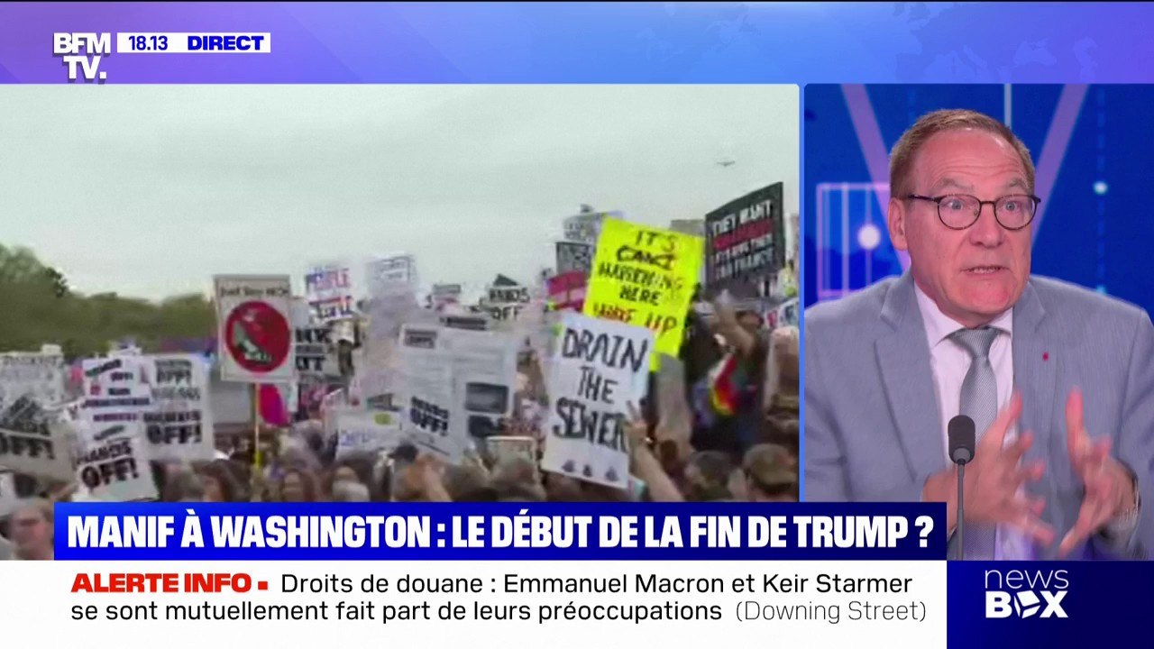 Patrick Martin-Genier, professeur à Sciences Po, estime que les manifestations contre Donald Trump aux États-Unis "sont symboliques"
