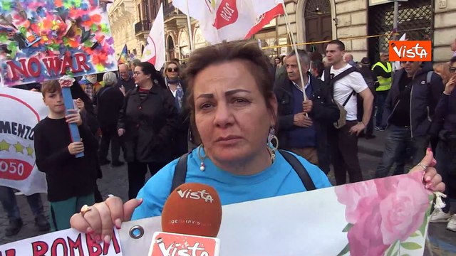 Corteo M5s contro riarmo, le voci dei manifestanti: I nostri figli ci chiederanno se abbiamo lottato