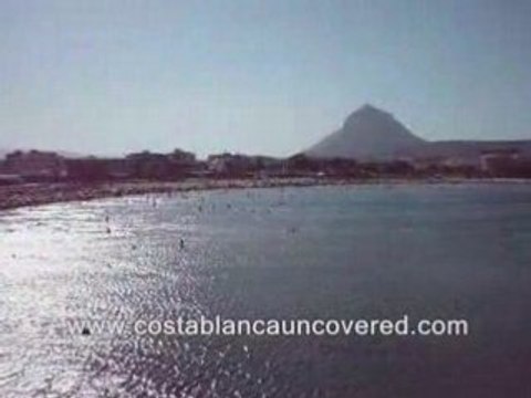 The Arenal Beach of Javea, Costa Blanca, Spain.