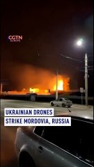 Ukrainian Drones Hit Industrial Site in Mordovia, Russia 🇷🇺