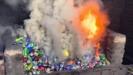 Amazing Aluminium Recycling Process and Manufacturing Metal Bangles _ Factory Ma