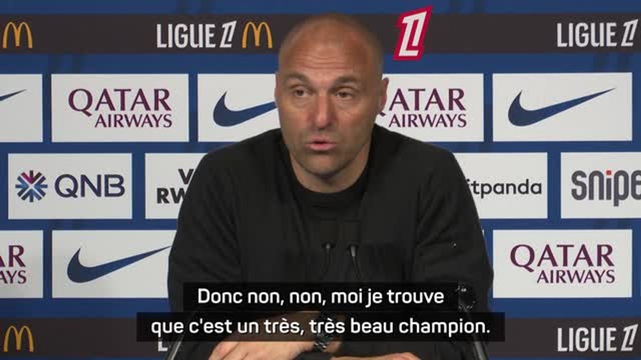 Angers - Dujeux : "Le PSG est un très, très beau champion"