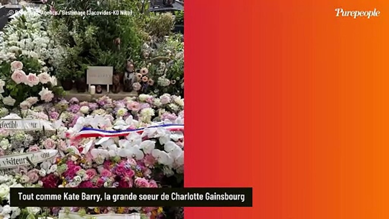 Charlotte Gainsbourg donne son avis sur la tombe de son père Serge Gainsbourg, située dans un lieu très visité : "Je ne la trouve pas très belle"
