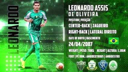 LEONARDO Oliveira ⚽ Center-Back | Right-Back - Zagueiro | Lateral Direito ⚽ Highlights 2025