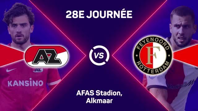 Eredivisie - Feyenoord asure l'essentiel contre l'AZ Alkmaar