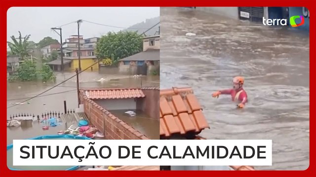 Chuva em Angra dos Reis: Parque Mambucaba fica debaixo d’água, e moradores ficam ilhados