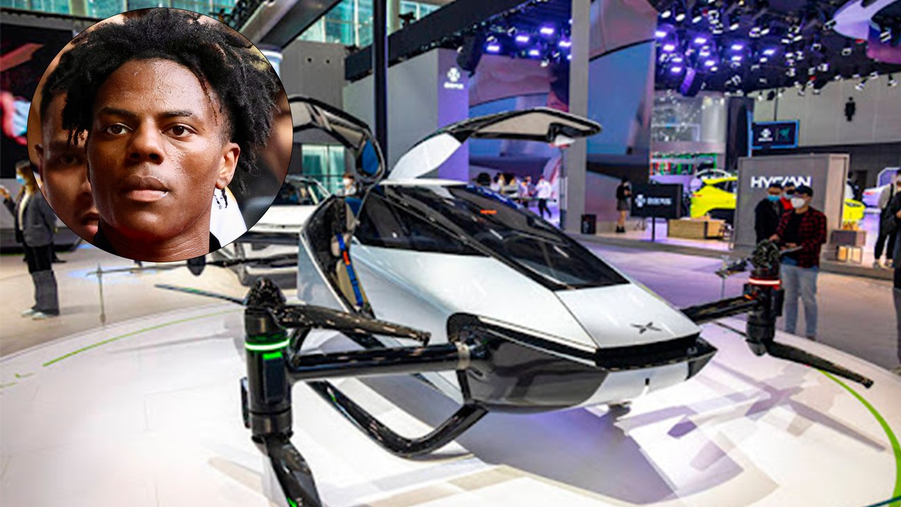 IShowSpeed prueba los "coches voladores" de China y "muere de los nervios"