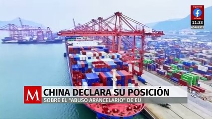 China fija postura frente a aranceles impuestos por Estados Unidos