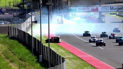 Legends Cars Italia 2025 Mugello Race 3 Start Caldarella Big Crash