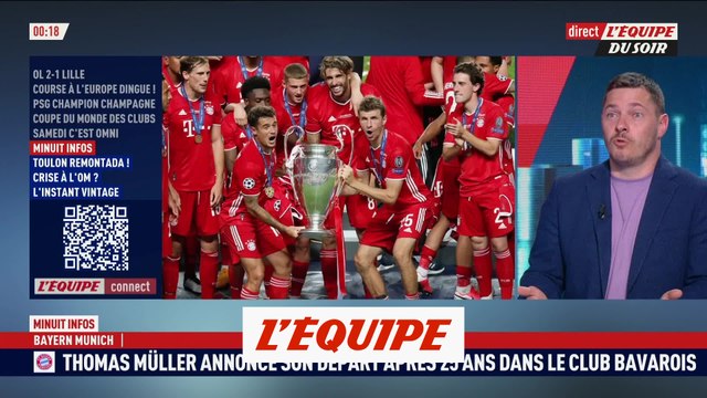 L'icône Müller annonce son départ du Bayern après 25 ans au club - Foot - Bundesliga