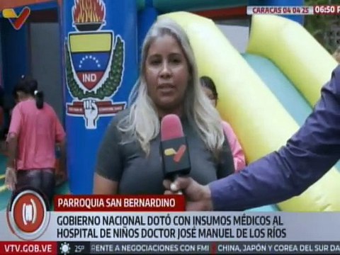 Caracas | Hospital de Niños J.M de los Ríos recibe insumos médicos y jornada de recreación