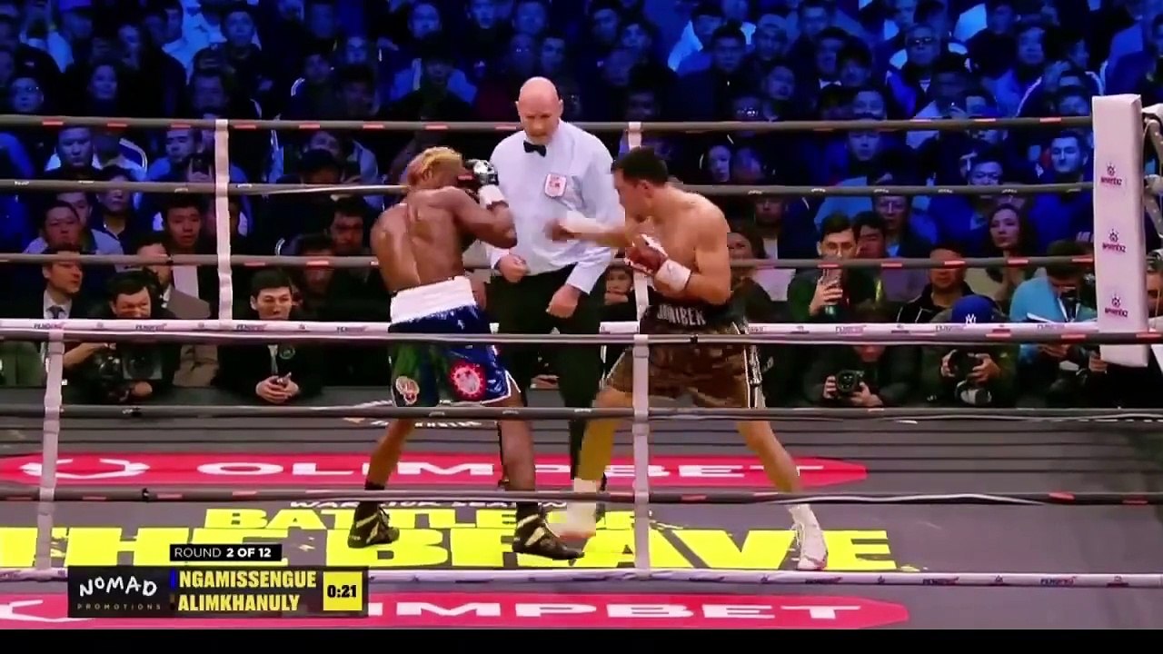 Zhanibek Alimkhanuly VS  Anauel Ngamissengue