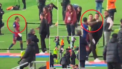 Barcelona: Raphinha sale molesto después del empate contra el Betis