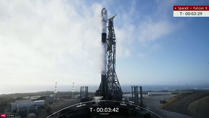 SpaceX Falcon 9 rocket launches 27 Starlink satellites from Vandenberg, California