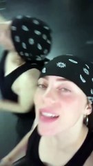 taking pictures in the mirror… -billie. Brought to you by YouTube Shorts.