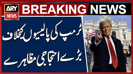 Nationwide Protests Against President Trump's Policies Across the US