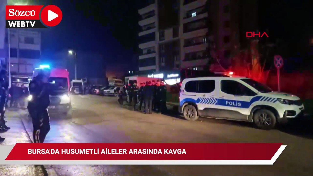 Bursa'da husumetli aileler arasında kavga