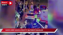 Kafeye girip havaya ateş etti, kendisine engel olmak isteyen işletmeciyi bıçakladı