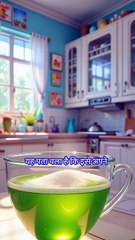 Green tea, sugar and honey face scrub in Hindi