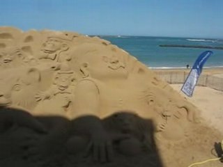 Saint-Jean de Luz : animation sable