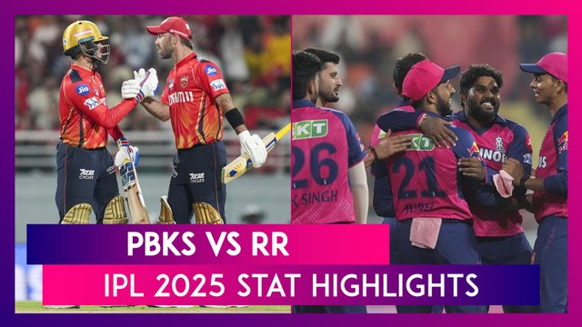 PBKS vs RR IPL 2025 Stat Highlights: Jofra Archer Powers Rajasthan Royals To Victory