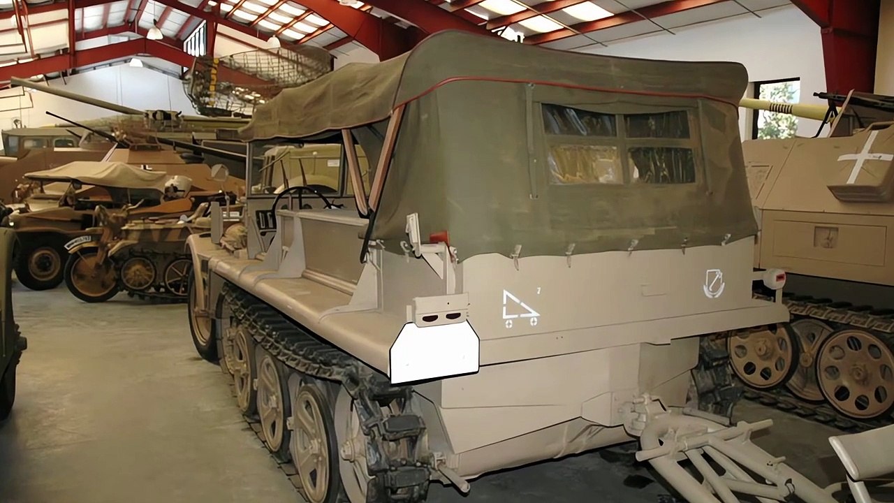 Sd Kfz  10 - half-track vehicle - HD