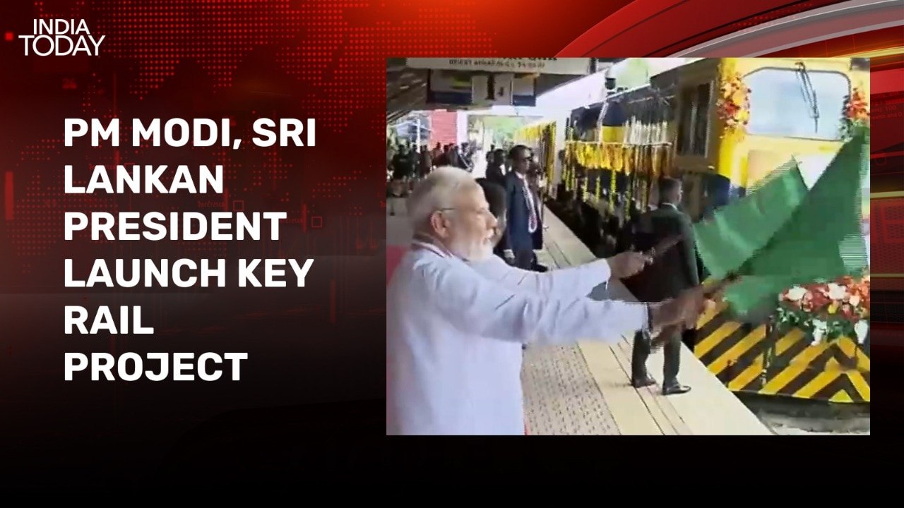 PM Modi, Sri Lankan President launch Maho-Anuradhapura railway line
