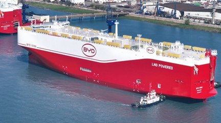 Çinli otomotiv devinin gemisi 7 bin araçla Türkiye'de