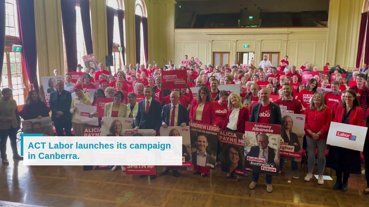 ACT candidates launch their election campaigns