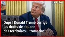Oups ! Donald Trump corrige les droits de douane des territoires ultramarins