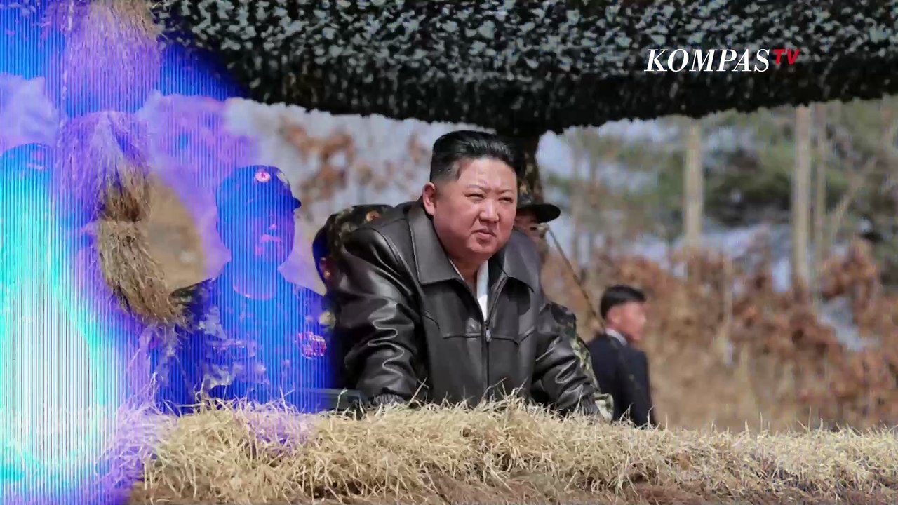 Potret Senyum Kim Jong Un Saksikan Latihan Pasukan Khusus Korea Utara