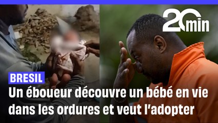 Un éboueur découvre un bébé en vie dans les poubelles de Rio et veut l’adopter
