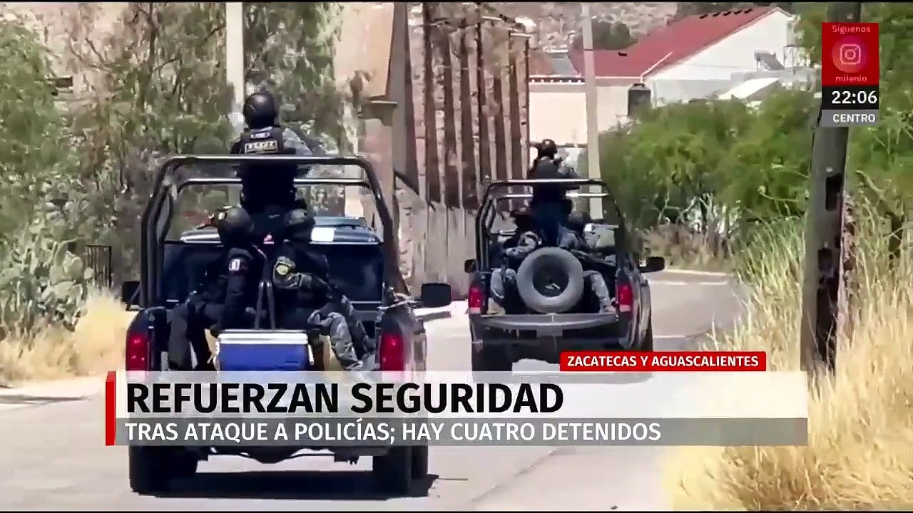 Refuerzan seguridad en Zacatecas tras ataque que dejó dos policías muertos