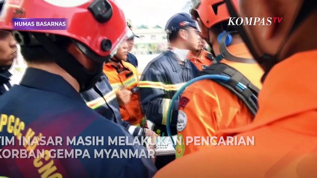 Aksi INASAR Cari Korban Gempa Myanmar, Pakai Kamera Khusus hingga Anjing K9