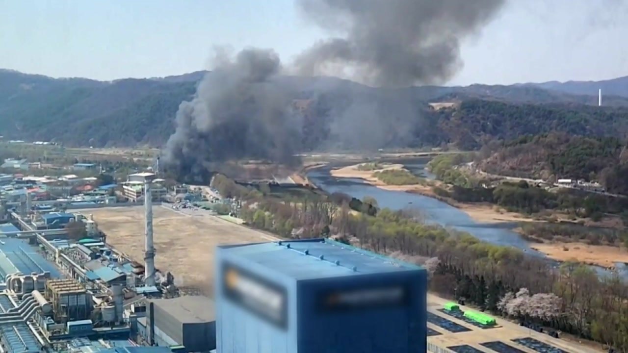 대전 폐기물 처리 업체 불...1시간 20분 만에 진화 / YTN