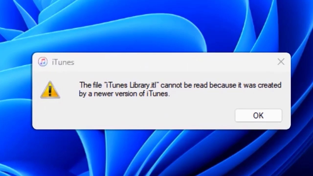 How to fix iTunes library itl error in Windows 11 / 10 / 8 / 7