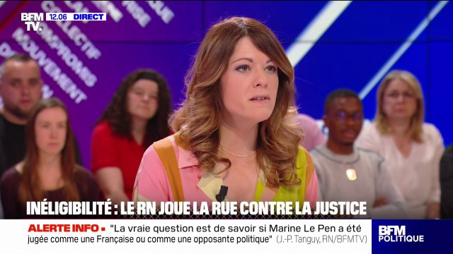 Maud Bregeon (Ensemble) “reproche” au RN de “jeter l’opprobre sur l’ensemble de l’institution judiciaire”